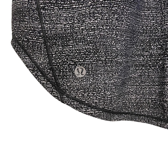Lululemon Black &‎ White Speckled Mesh Sculpt Tank II Size S - Picture 4 of 4